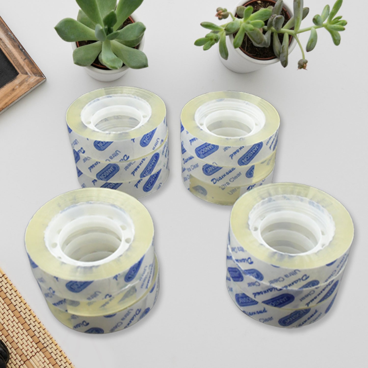 9426 Transparent Tape Refills, Clear Tape, Cello Tape, All-Purpose Transparent Glossy Tape for Office, Home, School -1.2cm X 30 Meter Per Roll (12 Pc Set) 9426 Transparent Tape Refills, Clear Tape, Cello Tape, All-Purpose Transparent Glossy Tape for Office, Home, School -1.2cm X 30 Meter Per Roll (12 Pc Set)